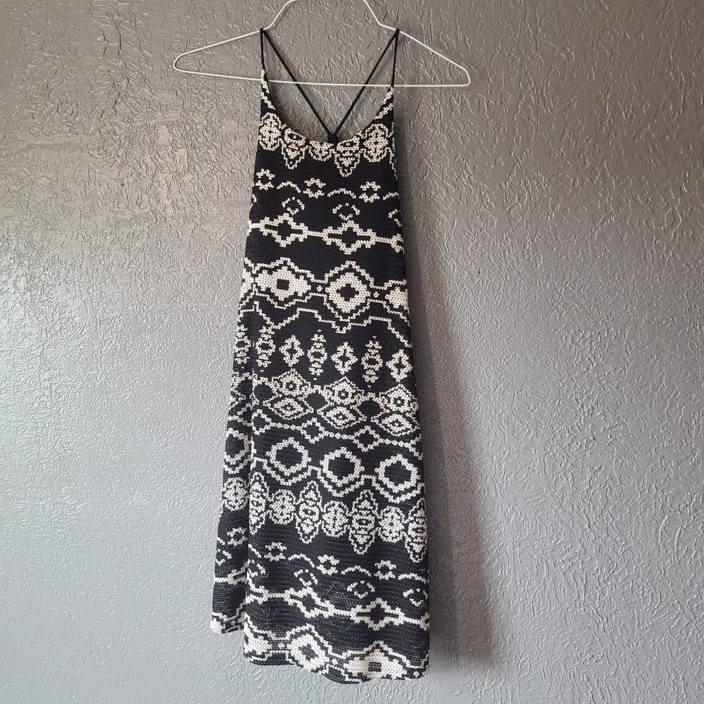 Urban Outfitters Staring at Stars Black Spaghetti Strap Dress